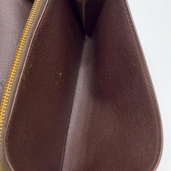 Auth Louis Vuitton Damier Ebene Sarah Long Wallet - Picture 11 of 14